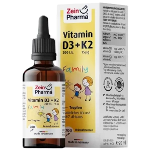 Vitamin D3 + K2 Family Drops за хранителни режими