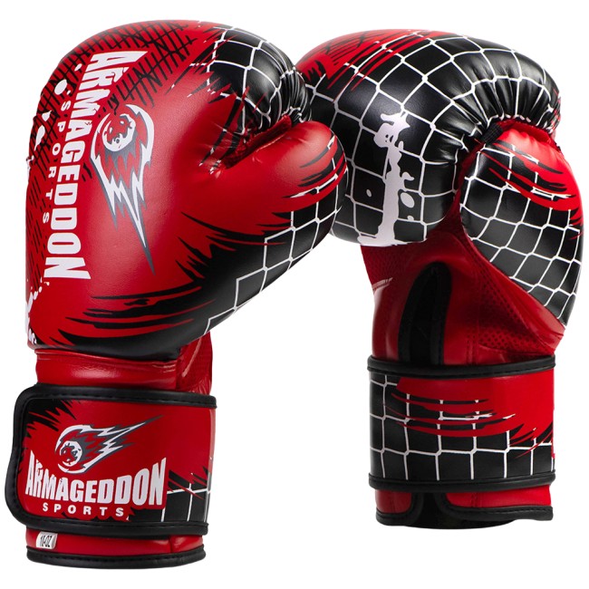 Armageddon Sports Boxing Gloves - Red