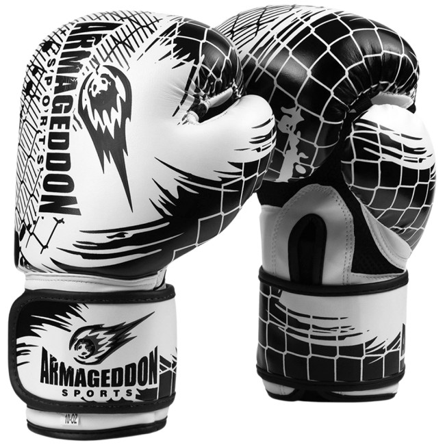 Armageddon Sports Boxing Gloves - White