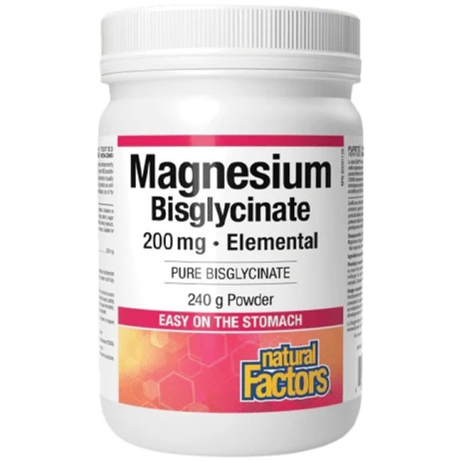 Natural Factors Magnesium Bisglycinate 200 mg