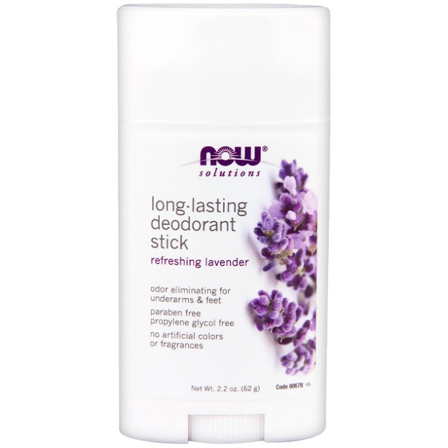 NOW Foods Long-Lasting Deodorant Stick - Refreshing Lavender