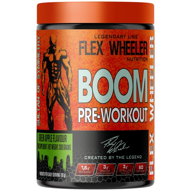 BOOM Pre-Workout Formula от Flex Wheeler Signature Series
