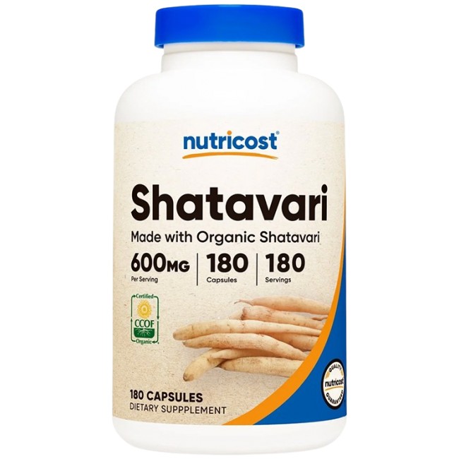 Organic Shatavari 600 mg от Nutricost