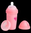 Double Anti-Colic Baby Bottle 240 ml / Supergirl за хранителни режими