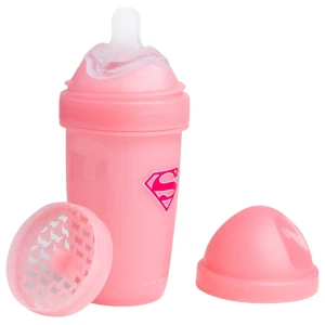 Double Anti-Colic Baby Bottle 240 ml / Supergirl за хранителни режими