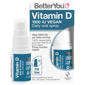 Vitamin D 1000 IU Vegan Oral Spray за хранителни режими