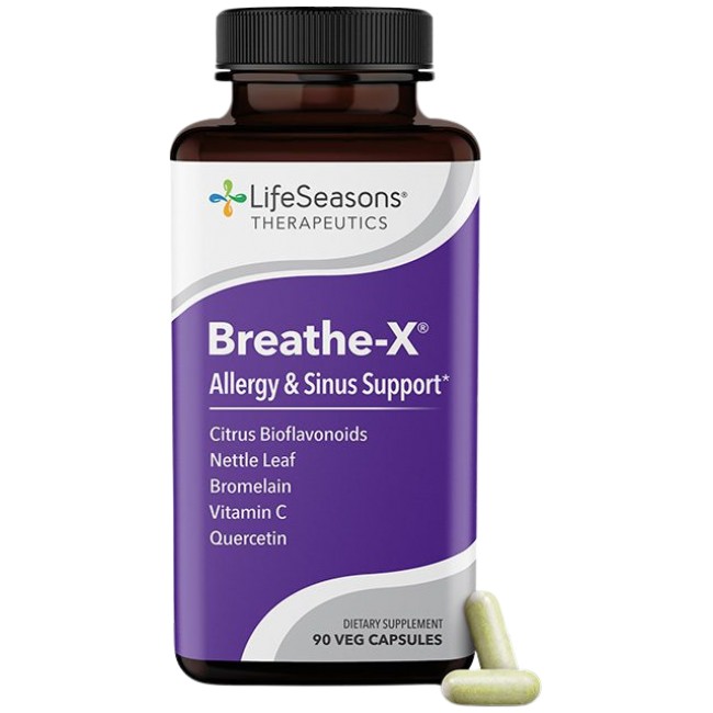 LifeSeasons Breathe-X | with Astragalus, Bromelain & Quercetin