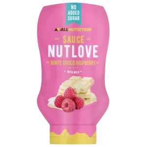 NutLove Sauce | White Choco Raspberry за хранителни режими