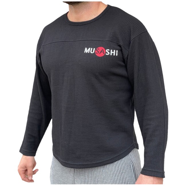 Рег-Топ Дълъг Ръкав - Черен / Rag Top Long Sleeve - Black от Musashi