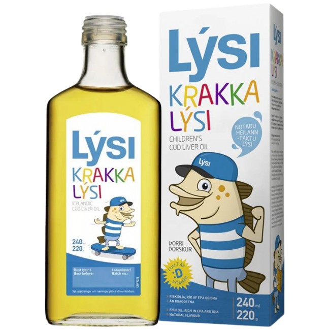 Children's Cod Liver Oil | with EPA 690 mg &amp; DHA 1290 mg от Lysi