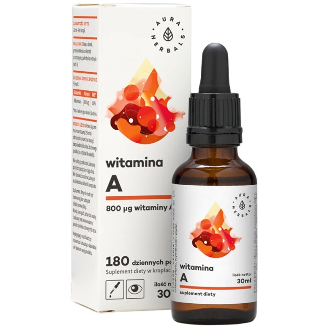 Aura Herbals Vitamin A Drops 800 mcg