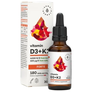 Vitamin D3 4000 IU + K2 FORTE pro diety