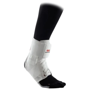 Олекотена наглезенка - Бяла | Lace-Up Ankle Support Brace With Straps 195 - White за хранителни режими