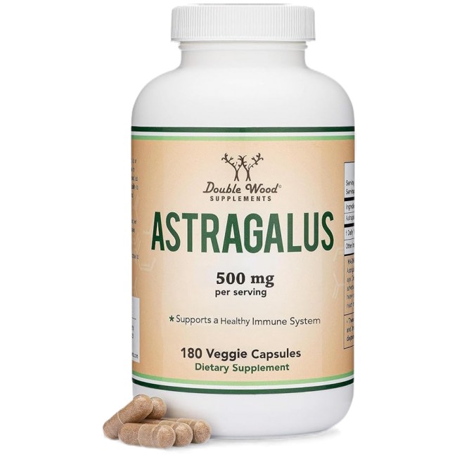 Double Wood Supplements Astragalus 500 mg