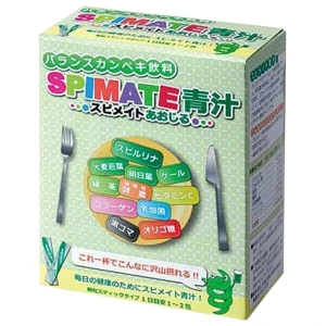 Spimate Aojiru | Spirulina + Enzymes &amp; Plant Extracts за хранителни режими