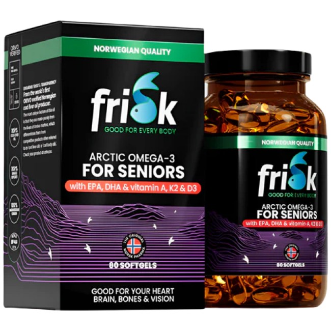 Frisk Arctic 50+ | Artctic Omega-3 for Seniors