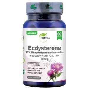 Ecdysterone 95% Rhaponticum Carthamoides 600 mg за хранителни режими