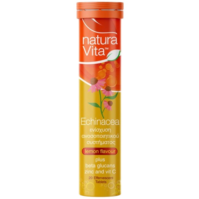 Natura Vita Echinacea plus Beta Glucans, Zinc &amp; Vitamin C