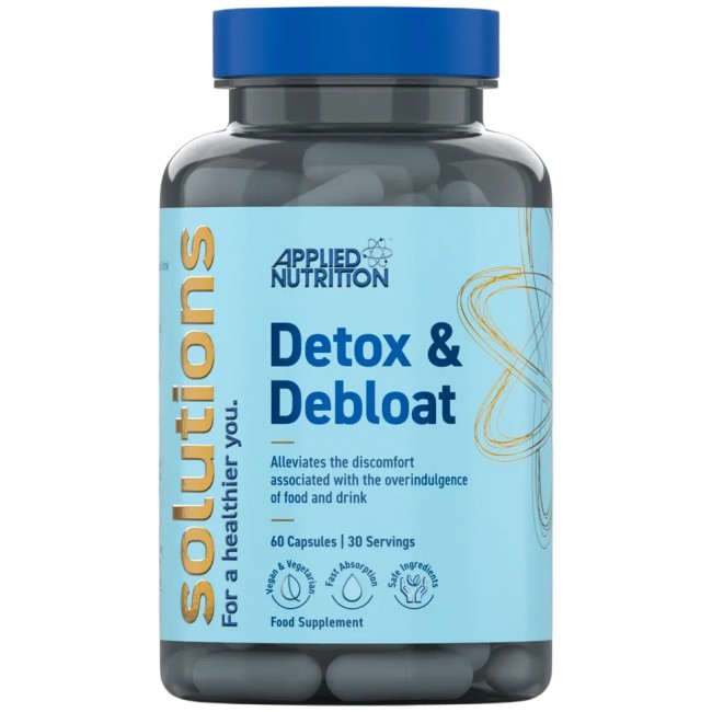 Applied Nutrition Solutions Detox &amp; Debloat | with Activated Charcoal &amp; Milk Thistle