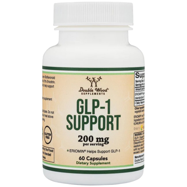 Double Wood Supplements GLP-1 Support with ERIOMIN® Lemon Bioflavonoid 200 mg