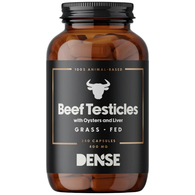Beef Testicles 400 mg with Oysters & Liver | Grass Fed от DENSE