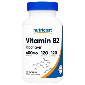 Vitamin B2 Riboflavin 400 mg pro diety