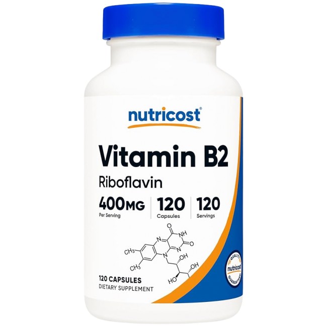 Nutricost Vitamin B2 Riboflavin 400 mg
