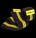 Knee Wrap - Rubber Logo | Black & Yellow за хранителни режими