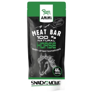 100% Natural Horse Meat Bar with Dried Tomatoes pro diety