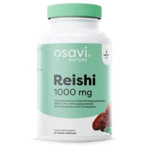 Reishi 1000 mg | Minimum 25% Beta-Glucans за хранителни режими