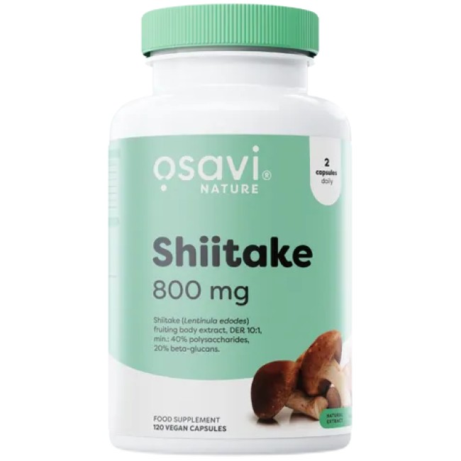 Osavi Shiitake 800 mg | Minimum 20% Beta-Glucans