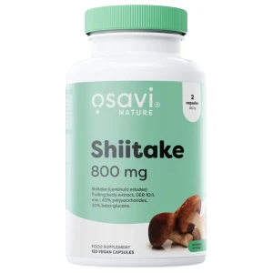 Shiitake 800 mg | Minimum 20% Beta-Glucans за хранителни режими