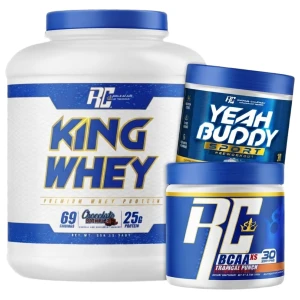 Ronnie Coleman King Whey | + BCAA XS + Yeah Buddy Pre-Workout FREE pro diety