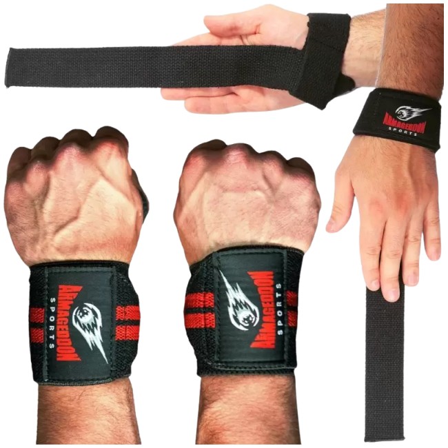 Armageddon Sports Set remena i zapešćnih traka s palcem