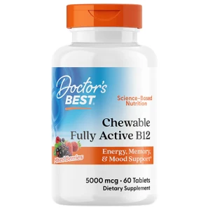 Chewable Fully Active B12 5000 mcg за хранителни режими