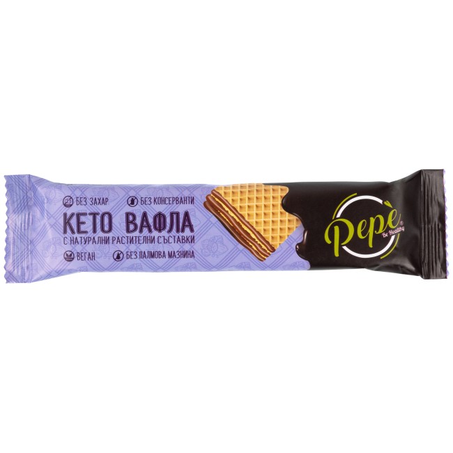 PEPE Be Healthy Keto Waffle - Natural / Without Added Sugar