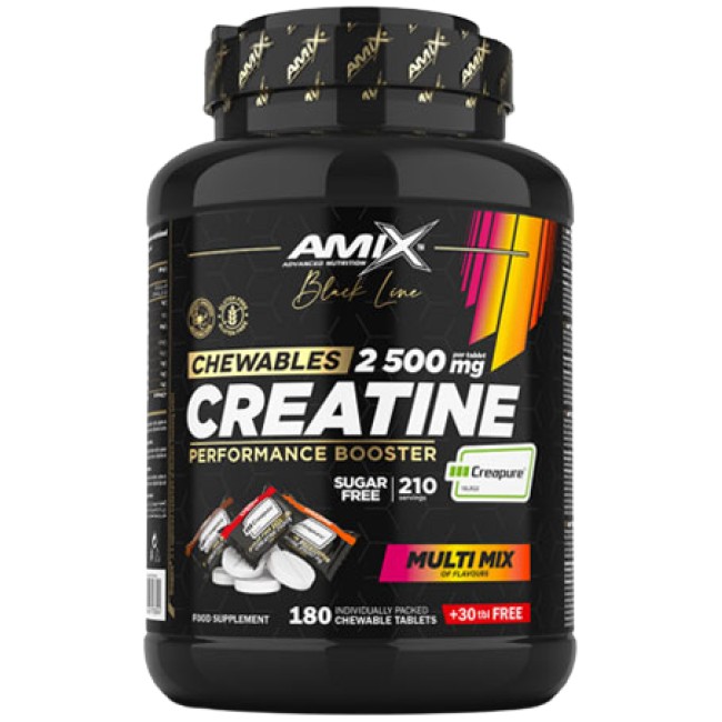 AMIX Nutrition Black Line Creatine Creapure 2500 mg Zero Sugar