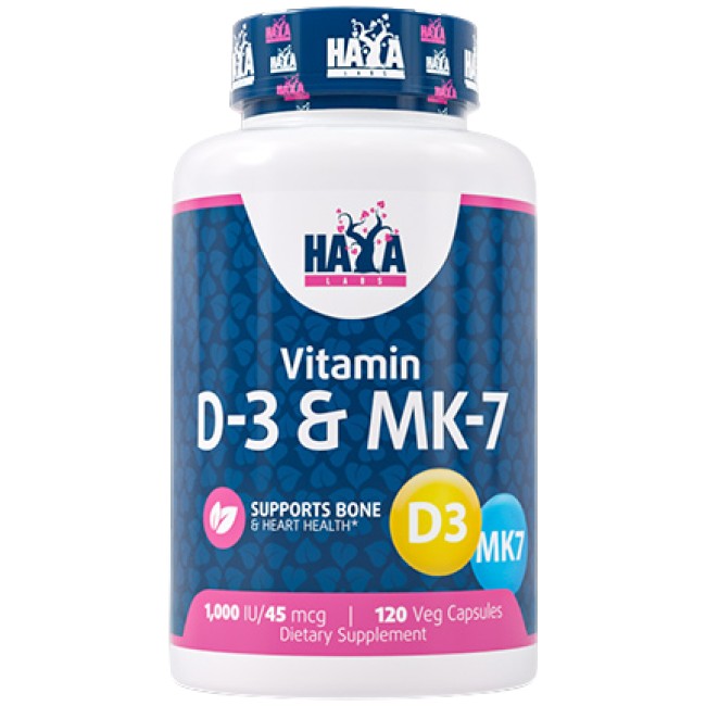 Vitamin D-3 1000 IU &amp; МK-7 45 mcg от HAYA Labs