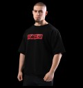 T-Shirt Forcelab - Black with Red Logo за хранителни режими
