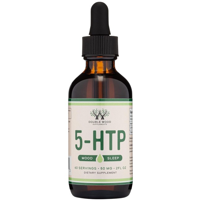 Double Wood Supplements 5 HTP Liquid Drops 50 mg