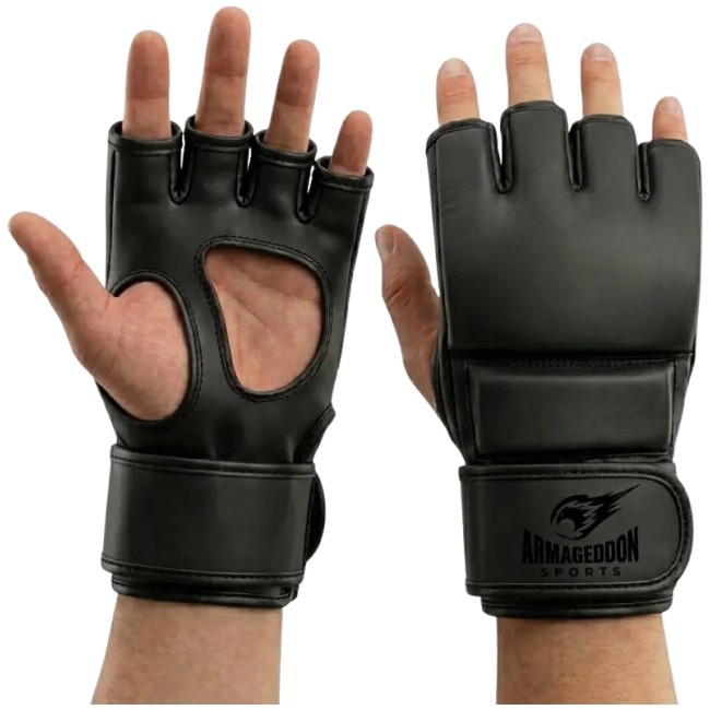 Armageddon Sports MMA Gloves - Black Matte