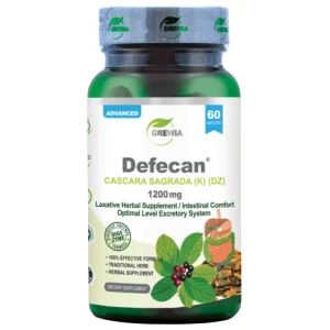 Defecan® | Cascara Sagrada Laxative Herbal Supplement &amp; Intestinal Comfort pro diety
