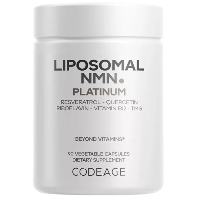 Codeage Liposomal NMN Platinum | with Quercetin, Resveratrol &amp; TMG
