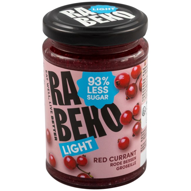 Rabeko Light Jam - Red Currant | 93% Less Sugar