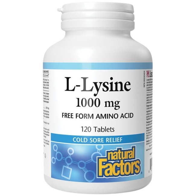 Natural Factors L-Lysine 1000 mg