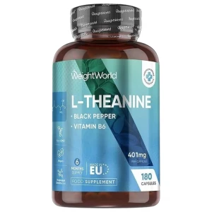 L-Theanine 400 mg with Black Pepper pro diety