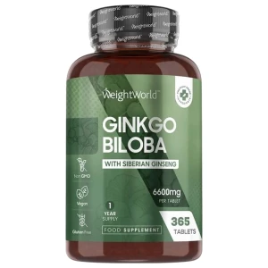 Ginkgo Biloba 120 mg with Siberian Ginseng pro diety