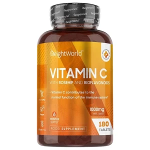 Vitamin C 1000 mg With Rosehip and Bioflavonoids pro diety