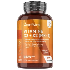 Vitamin D3 2000IU + K2 (MK-7) pro diety