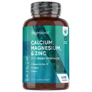 Calcium + Magnesium &amp; Zinc With Vegan Vitamin D3 pro diety